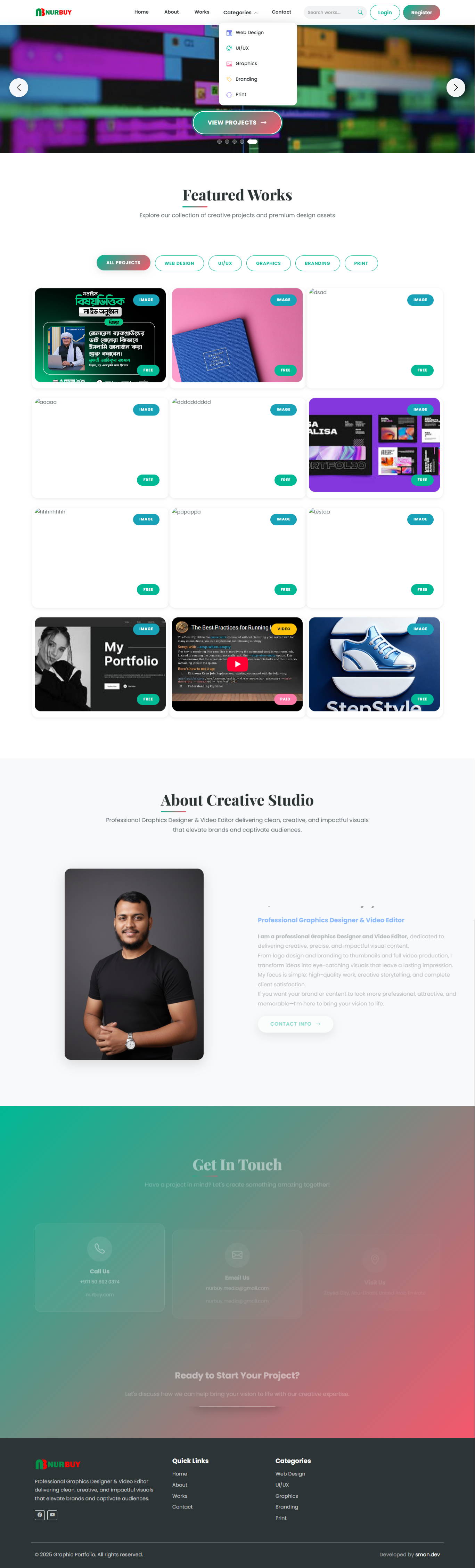NurBuy - Portfolio & Project Marketplace